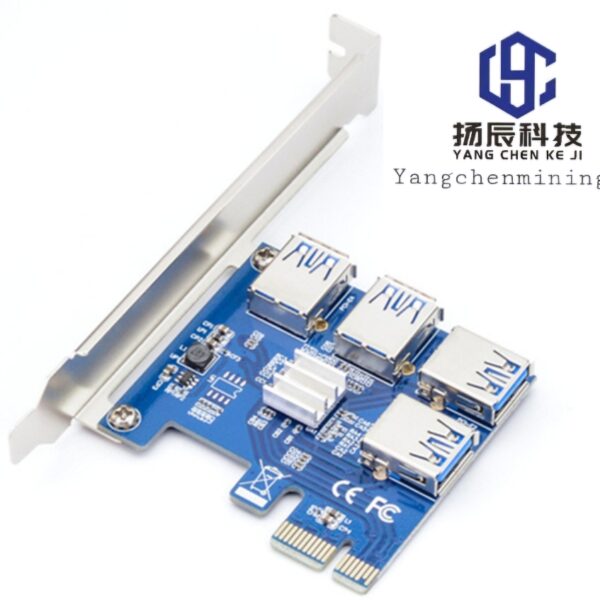 PCI-E 1 to 4 adapter card adapter board expansion board