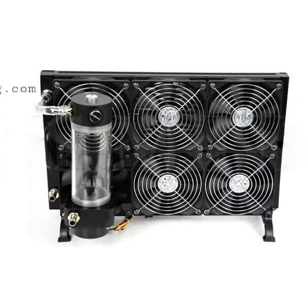Graphics card dual drain cooling fan